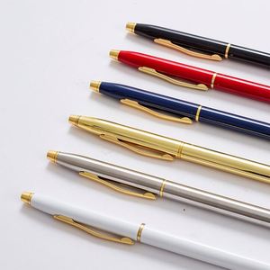 Wholesale Slim Multi-Color Spin Metal <b>Ballpoint</b> <b>Pen</b> With Manufacturer Advertising Customized Logo for Business Hotel Gift - Product Image 4