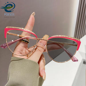 עין החתול של אופנה מתכת פרפר מסגרת משקפיים משקפיים מסגרת משקפיים אנטי-תכלת - Product Image 6