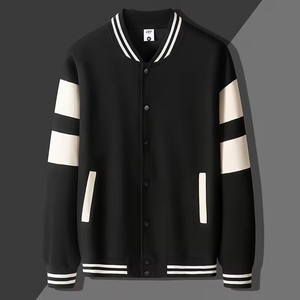 Veste de baseball vierge de qualité supérieure-Veste universitaire unisexe à manches longues coupe régulière pour conceptions personnalisées - Product Image 1