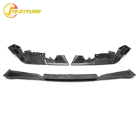 3PCS YG Style G80 G82 Lame de pare-chocs avant en carbone sec pour BMW M3 M4, Lame avant en carbone, Accessoires extérieurs, Kits carrosserie