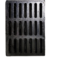 Grille de drainage en fonte ductile pour caniveau de sécurité au sol, certifiée ISO 9001