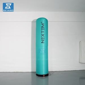 Éclairage gonflable Lampe à <span class=keywords><strong>colonne</strong></span> vert menthe <span class=keywords><strong>Lampadaire</strong></span> gonflable Logo imprimé personnalisé pour la publicité - Product Image 5