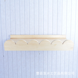 Wooden Wall Mounted <b>Shelf</b> Irregular Shape Single Layer Storage <b>Rack</b> For Living Room Display - Product Image 4