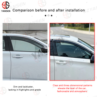 Déflecteur de vitre latérale pour Honda Accord CM CP CR VC CU Euro R 2003-2024+ Pare-soleil et protection contre la pluie