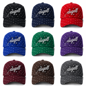Nuovo Design Cappelli da Baseball con Stampa a Onde e Logo Ricamato Personalizzato, Cappelli da Baseball di Lusso a 6 Pannelli in Cotone per Donne e Viaggi - Product Image 2