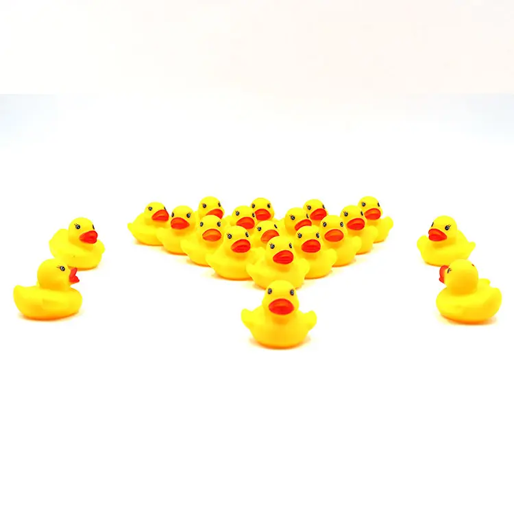 Non Tossico Molle Del Bambino di Plastica Da Bagno Galleggiante Giocattolo Animale Giallo Carino Little Duck