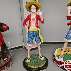 Estatua de Luffy de Gran Tamaño, Figura de Anime de Resina para Exhibición en Centros Comerciales, Decoración del Hogar, Comic Con - Product Image 1