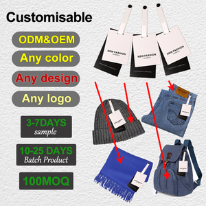 Étiquettes suspendues personnalisées de luxe gaufrées pour pinces à cheveux, cartes d'étiquetage épaisses et durables pour pinces à cheveux - Product Image 5