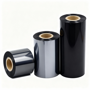 Nastro di Trasferimento Termico in Resina 110mm*300m TTR PET PVC Compatibile con Stampanti di Codici a Barre Zexu Etichette Resistenti ai Graffi e all'Alcool - Product Image 1