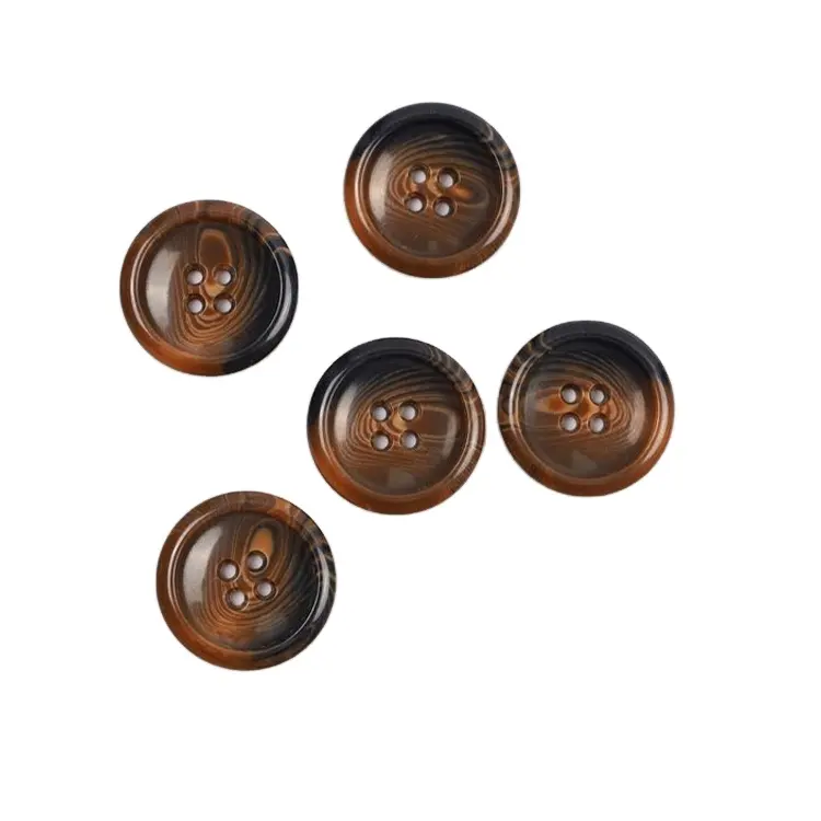 New Design Resin Plastic Buttons 4 Holes Round Button For Craft Sewing Clothing Coat T-shirt Diy Accessory