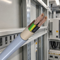 450/750V Kupfer-Niederspannungs-Tauchkabel 2,5mm 6mm 35mm 50mm 95mm 4-adrig 3-Phasen Ummanteltes Wasserdichtes Kabel