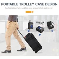 Nouvelle machine de nettoyage au laser pulsé portable 200W 500W de marque BWT, pour l'élimination de la rouille, de la peinture et de la résine, version améliorée