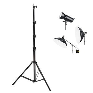 Có thể điều chỉnh 290cm/2.9m Heavy-Duty nhôm ánh sáng đứng với linh hoạt ánh sáng chụp ảnh Godox Aputure <span class=keywords><strong>Softbox</strong></span> Tripod phong cách - Product Image 1