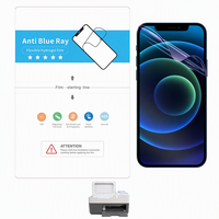 Machine de découpe de films hydrogel PET HD anti-lumière bleue pour protection d'écran de téléphone, personnalisée pour la vente au détail, pour iPhone 15 16 17 Pro Max