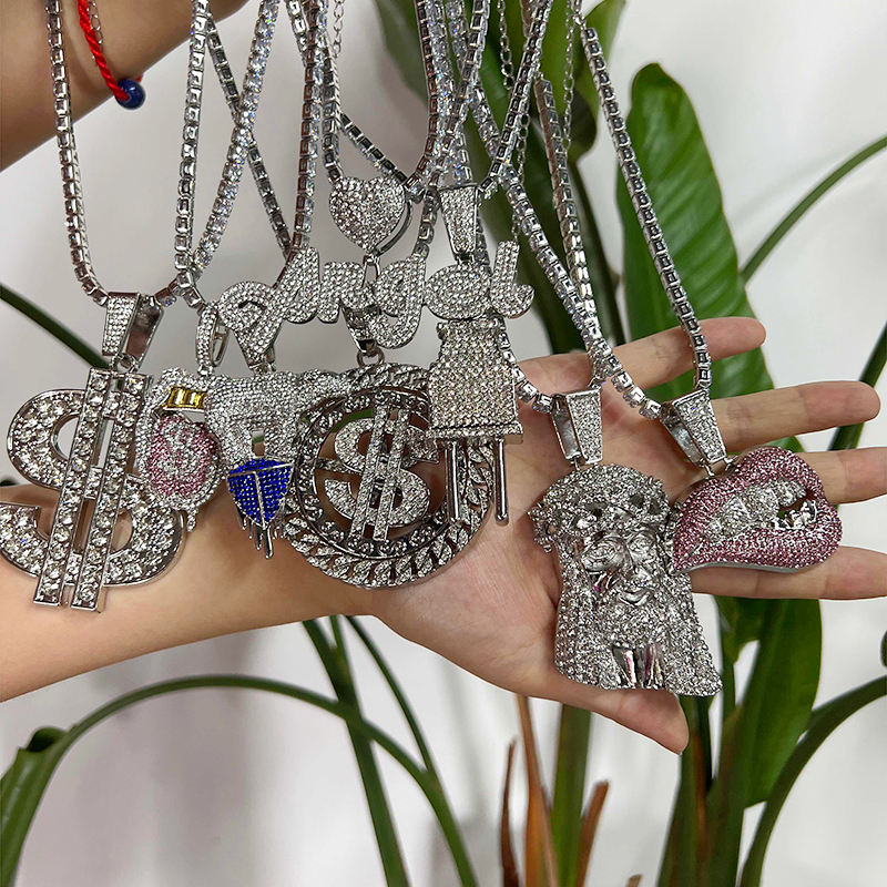 Shop Our 2023 Hip Hop Jewelry Collection Iced Out CZ Pendants