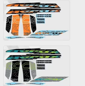 Op maat gemaakte bedrijfssticker, waterdicht, UV-gelamineerd, full colour CMYK/PMS sticker, CFP merk, voorzijde plaatsing voor Aerox <span class=keywords><strong>155</strong></span> - Product Image 5