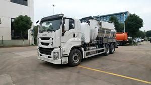 รถบรรทุก ISUZU GIGA 6×4 Jet‑Vac ขนาด 15000 ลิตร, ปั๊มนำเข้าจาก Samson, ถังเก็บน้ำเสียสแตนเลส, รถทำความสะอาดท่อระบายน้ำแบบกำหนดเองระดับไฮเอนด์ - Product Image 4