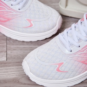 Fashionable Women's Breathable White Sneakers Summer Running <strong>Sports</strong> Cushion Walking <strong>Shoes</strong> for <strong>Ladies</strong> - Product Image 5