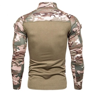 T-shirt tactique camouflage pour homme, manches longues, chemise de combat - Product Image 3
