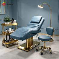 Table de massage électrique ergonomique de luxe moderne pour hôtel, réglable, 3 moteurs, éponge haute densité pour salon et spa