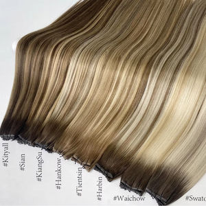 Extension per <span class=keywords><strong>Capelli</strong></span> 2026 Haiyi Genius Weft, <span class=keywords><strong>Biondo</strong></span> Platino, Extension a Trama in <span class=keywords><strong>Capelli</strong></span> Umani da Cucire, Extension a Trama Annodate a Mano per <span class=keywords><strong>Donna</strong></span> - Product Image 2