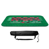 YH Haute Qualité Roulette Nappe Tapis En Caoutchouc Étanche Roulette Disposition Pour Divertissement Casino