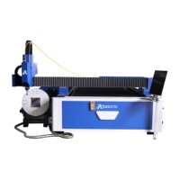 Machine de découpe laser à fibre CNC pour métal avec optimisation IA, servomoteur haute précision, refroidissement par eau et table de travail interchangeable