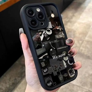 Mảnh vỡ của cuộc sống chống sốc sọc tương phản trường hợp cover quay lại trường hợp điện thoại cho Iphone 17 không khí 15 16 Pro Max 11 12 13 14 cộng với XR Max - Product Image 2