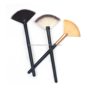 Mascherina applicatore per viso spazzola in setola naturale maschera facciale spazzola per evidenziatore viso pennelli - Product Image 4