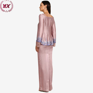 Ropa musulmana de alta calidad para mujer, ropa islámica con cinturón, bazu Kurung <span class=keywords><strong>Andra</strong></span> Halsdukar, caftán moderno, venta al por mayor - Product Image 3