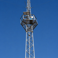 Tour de télécommunication Shenghong pour la transmission de signal 5G/4G en extérieur, norme TIA-222-G/ANSI, durée de vie supérieure à 50 ans
