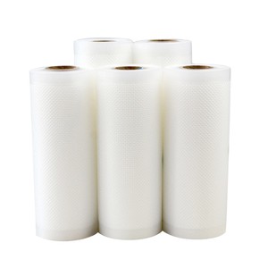 Sacs en plastique à trois soudures latérales, rouleaux de sacs gaufrés sous vide pour l'emballage et le stockage des fruits de mer, emballage transparent pour aliments et <span class=keywords><strong>pain</strong></span> en PA/PE - Product Image 5