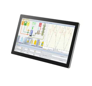 Fabrika ucuz 21.5 inç endüstriyel gömülü all in one PC kapasitif rezistif dokunmatik ekran alüminyum endüstriyel panel tablet pc
