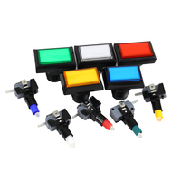 Kit de boutons poussoirs personnalisables en plastique avec lumière LED et micro-interrupteur pour bornes d'arcade – Vente directe usine