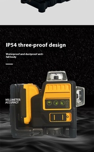 Nivel Láser Verde de Alta Precisión Vern DW089 de 12 Líneas, con Alcance de 50m, Inclinación 3D, para Exteriores, con Batería - Product Image 4