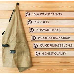 Muestra Gratuita de Delantal de Lona Encerada para Trabajadores, Ingenieros y Carpinteros, con Función Impermeable, Suave y Ventilado, Ideal para Cocina - Product Image 5