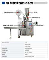Machine d'emballage automatique de thé en vrac parfumé Fuso avec fil et étiquette