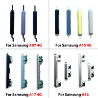 Botón Lateral para Teléfono Móvil al por Mayor para Samsung A07 A15 A16 A17 A56, Piezas de Repuesto del Botón de Encendido Externo, Teclas Laterales Externas para Teléfono