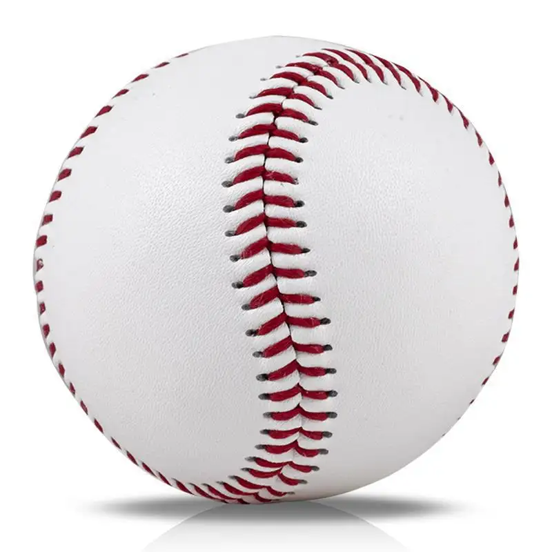 工場卸売Puゴムフォーム野球標準サイズ9ピュアホワイトパターンなし柔らかくわずかに弾性野球