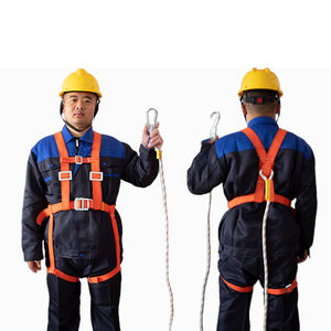 Alat Pelindung pribadi Lanyard keamanan poliester kepang dengan karabiner dan peralatan pelindung jatuh kait - Product Image 5