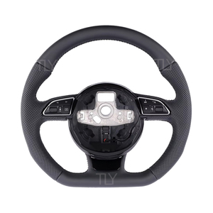 Pour Audi R8 carbone fond plat volant mise à niveau volant adapté pour Audi TT TTS TTRS R8 V8 <span class=keywords><strong>V10</strong></span> 2008-2019 - Product Image 5