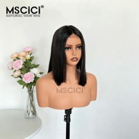 Perruque Lace Front 13x4 Cheveux Humains Indiens Raides Noir Naturel Mèches Fournisseur de Cheveux Marque Privée Perruque 100% Cheveux Humains 14-26 pouces
