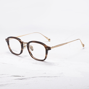 Gafas de Vista Ovaladas con Montura Completa de Titanio Marrón Sólido, Unisex, Ligeras, para Corrección de la Visión - Product Image 2