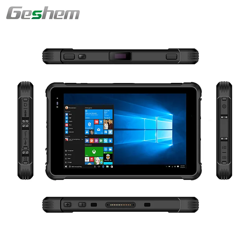 8 inç IP67 su geçirmez anti-toz WiFi BT GPS NFC/RFID güneş ışığı okunabilir 8 inç android 10 sağlam tablet