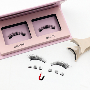 Faux <span class=keywords><strong>Cils</strong></span> Magnétiques 3D Fournisseur <span class=keywords><strong>Sans</strong></span> <span class=keywords><strong>Colle</strong></span> Ni Eyeliner, <span class=keywords><strong>Cils</strong></span> Quantiques Super Doux pour Maquillage des Yeux, Vente en Gros - Product Image 1