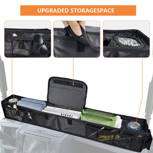 Golf Cart Front Organizer Storage Bag Nylon 8-11 Compartments Car Organizers For Golf Cart Accessories - Product Image 4
