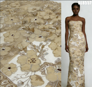 gold material for dresses Amore main image 1