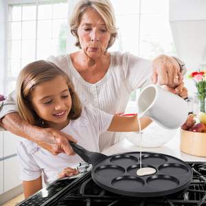 Plaque à crêpes antiadhésive avec <span class=keywords><strong>mini</strong></span>-crêpière à 7 moules avec revêtement sans PFOA - Product Image 5