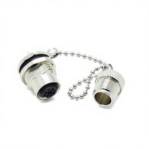 Connecteur circulaire étanche de type DIN à 3, 4 ou 5 broches pour applications industrielles, avec capteur M12 mâle à montage sur circuit imprimé (codes A, B, D) - Product Image 2