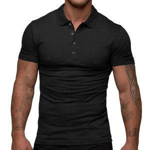 Camisas de Hombre Más Vendidas de Fabricantes Chinos, Camisa de Lino y Algodón de Punto, Camiseta Polo Casual de Manga Corta para Hombre - Product Image 5